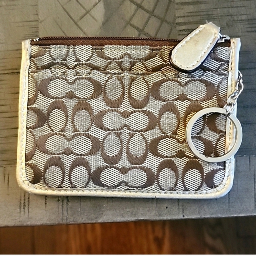 Coach keychain coin purse